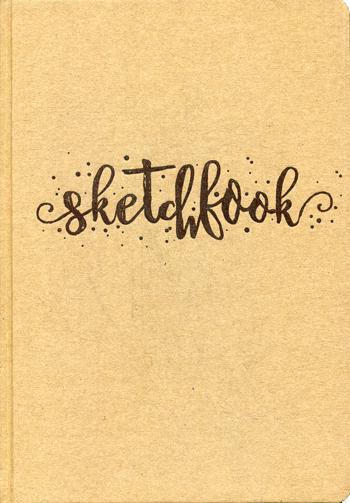 Скетчбук. Sketchbook (обложка крафт)