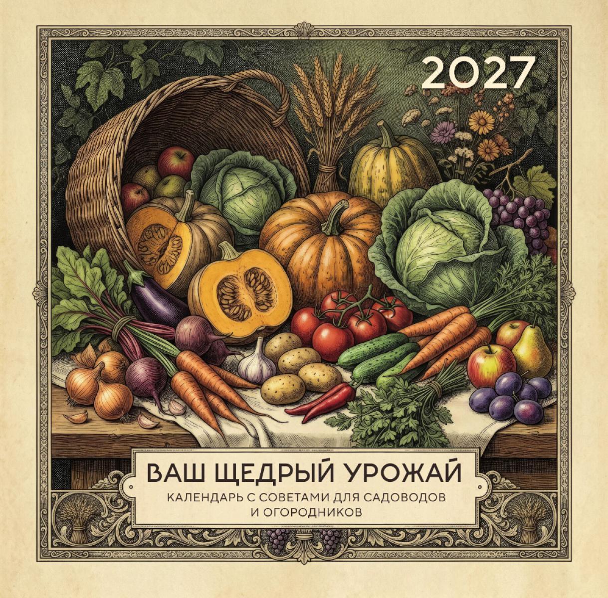 Ваш щедрый урожай. Календарь с советами для садоводов и огородников на 2027 год