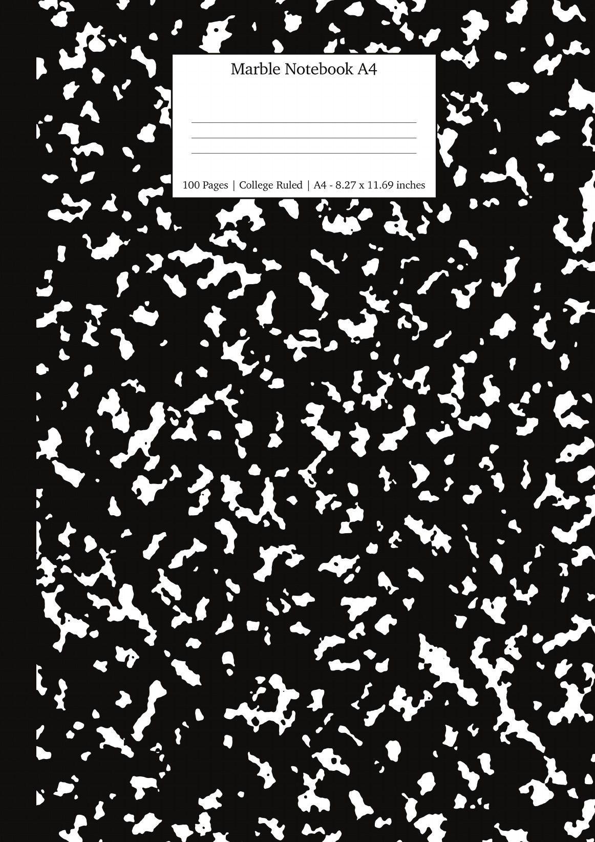Marble Notebook A4
