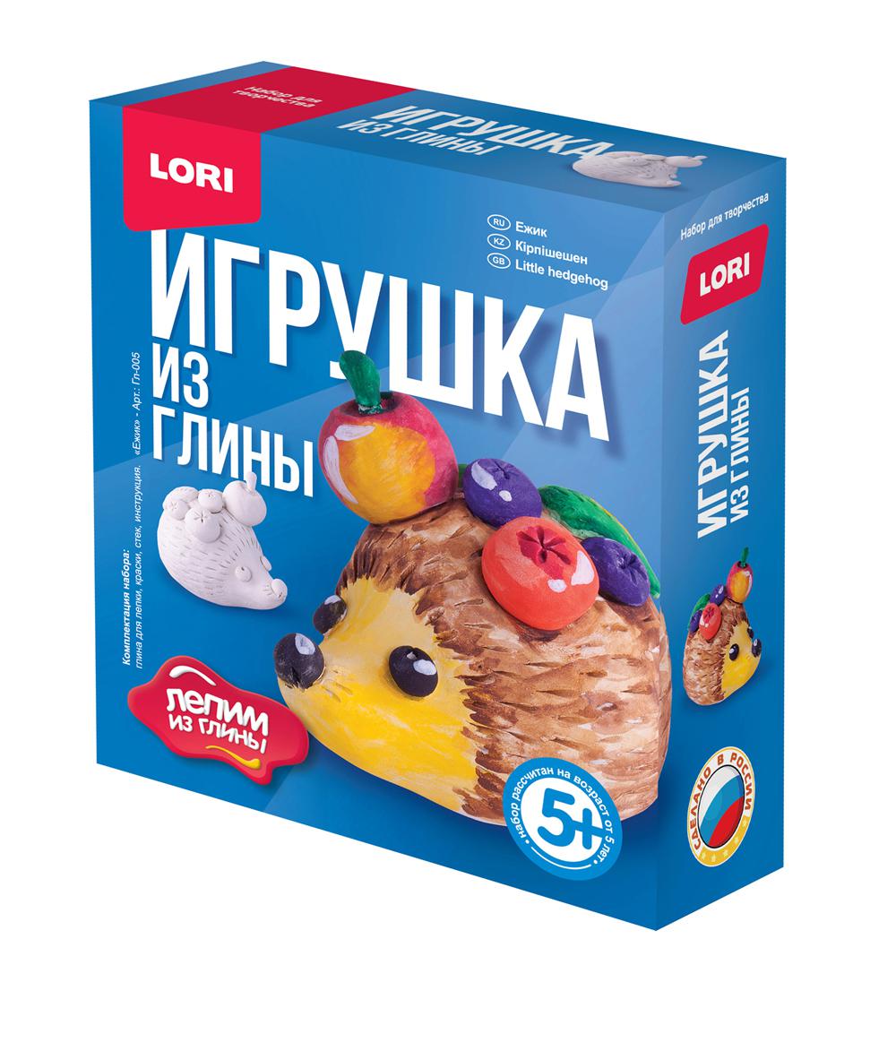 Игрушка из глины "Ежик"
