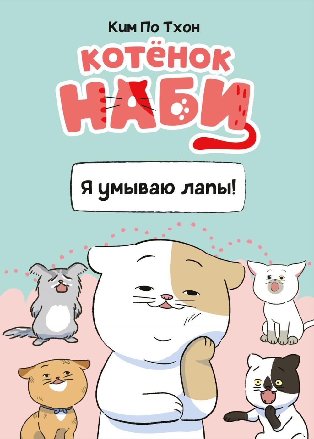 Котенок Наби. Я умываю лапы!