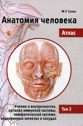 Анатомия человека. Атлас. В 3 т. Т. 2: Учение о внутренностях,органах иммунной системы, лимфат. системе, эндокринных железах и сосудах. 2-е изд.,перер