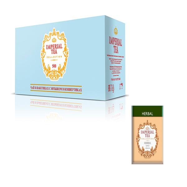 Императорский Напиток чайный "Коллекционный травяной"  пакетированный  IMPERIAL TEA СOLLECTION Herbal. 500 пакетов