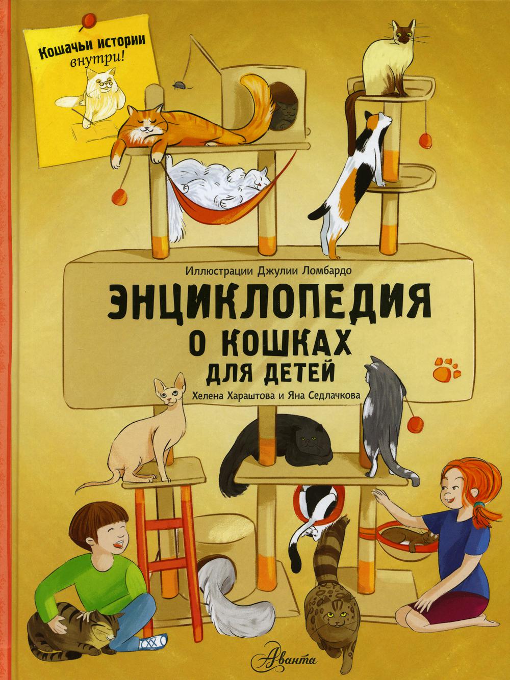 Энциклопедия о кошках для детей. Кошачьи истории внутри!