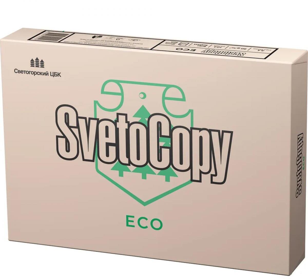 Белая офисная бумага Svetocopy Eco A4. 80г. 210*297мм. 500л/пч