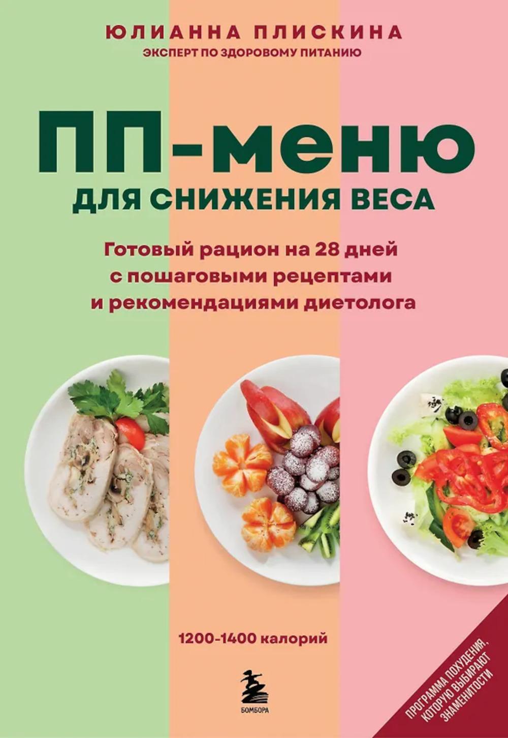 ПП меню для снижения веса. Готовый рацион на 28 дней с пошаговыми рецептами и рекомендациями диетолога