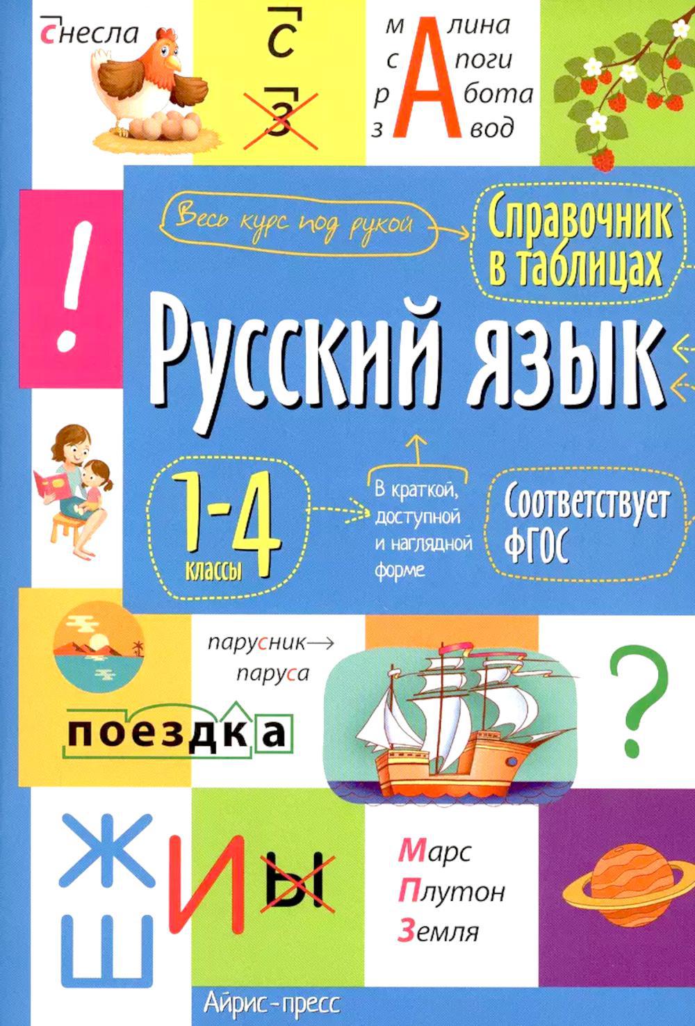 Русский язык. 1- 4 кл. Справочник в таблицах