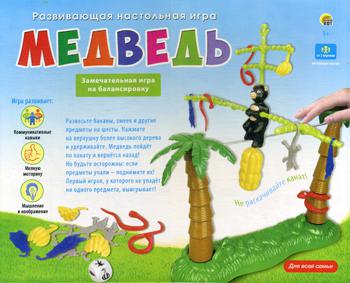 Развивающая настольная игра." Медведь" (Арт. ИН-0558)