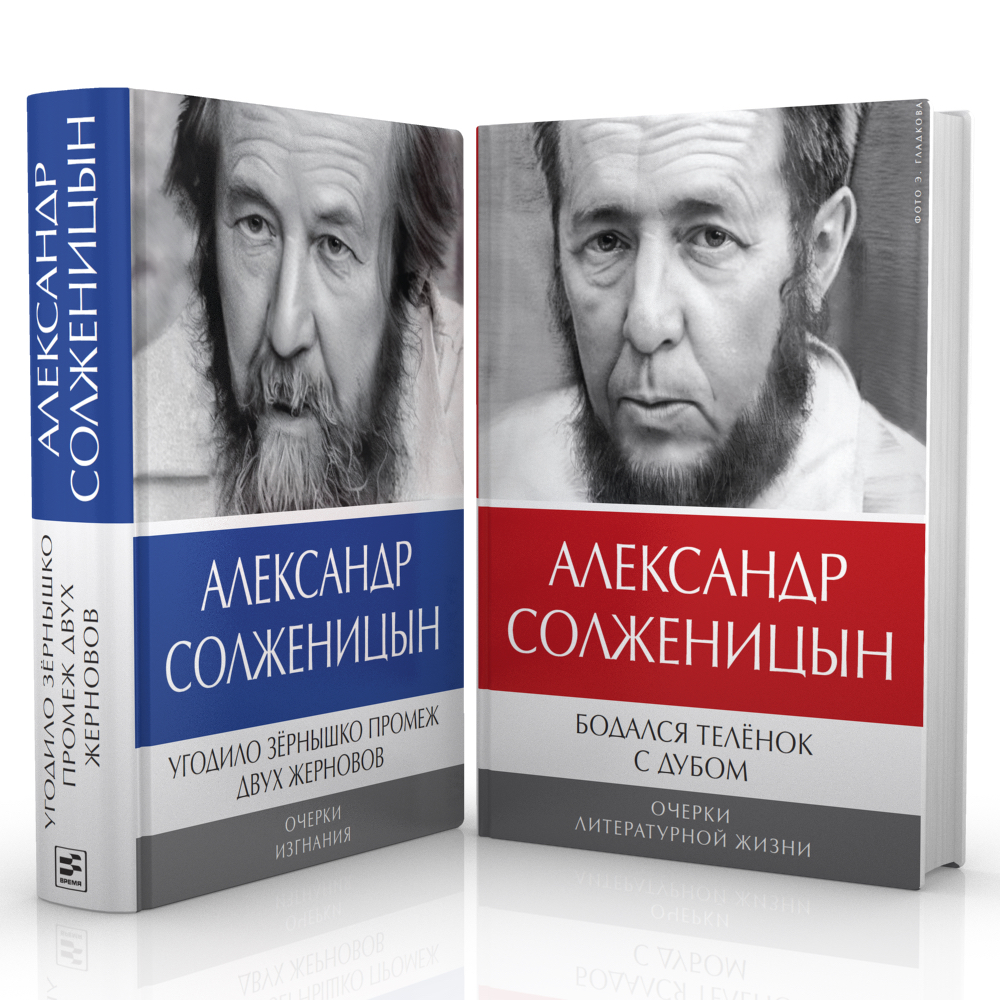 Книга «Александр Солженицын: Бодался теленок с дубом: Очерки литературной  жизни; Угодило зернышко промеж двух жерновов: Очерки изгнания (Комплект из  2 кн.)» (Солженицын Александр) — купить с доставкой по Москве и России