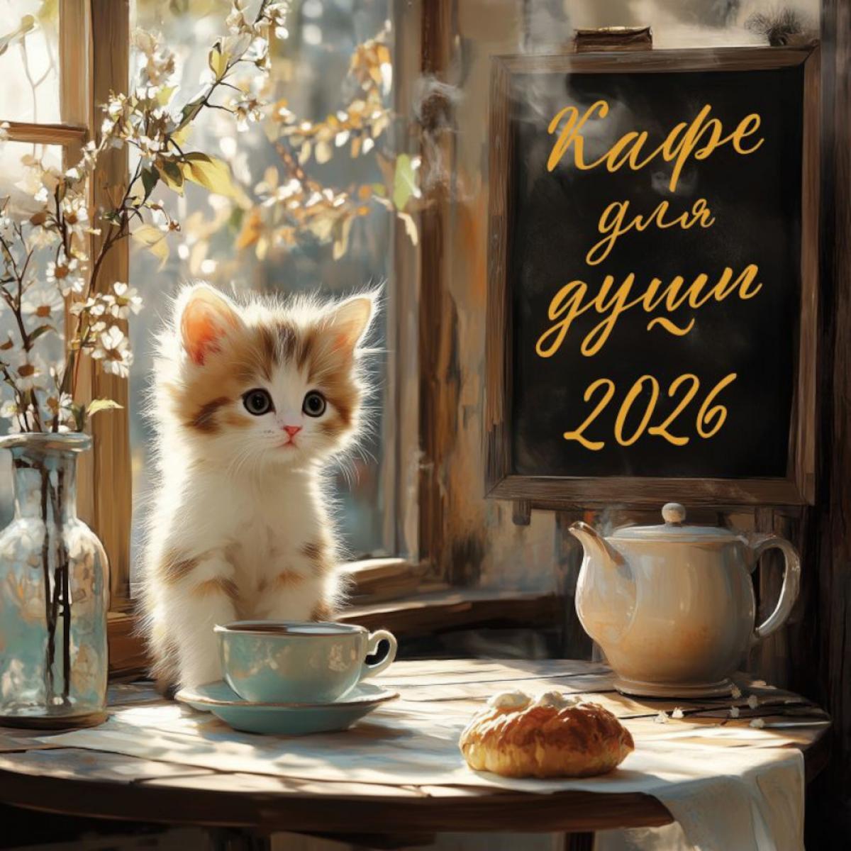 Кафе для души. Календарь настенный на 2026 год
