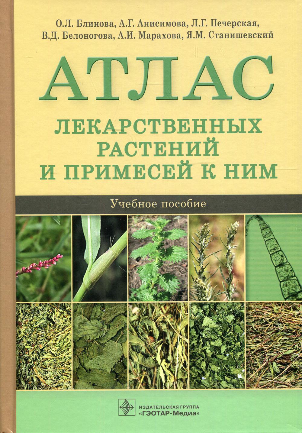 Атлас лекарственных растений и примесей к ним: Учебное пособие