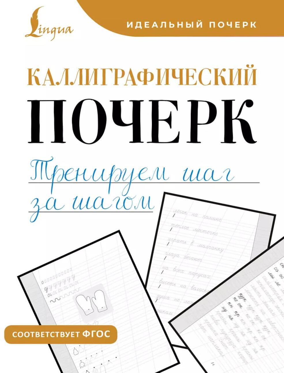 Каллиграфический почерк. Тренируем шаг за шагом. Каллиграфический почерк шаг за шагом