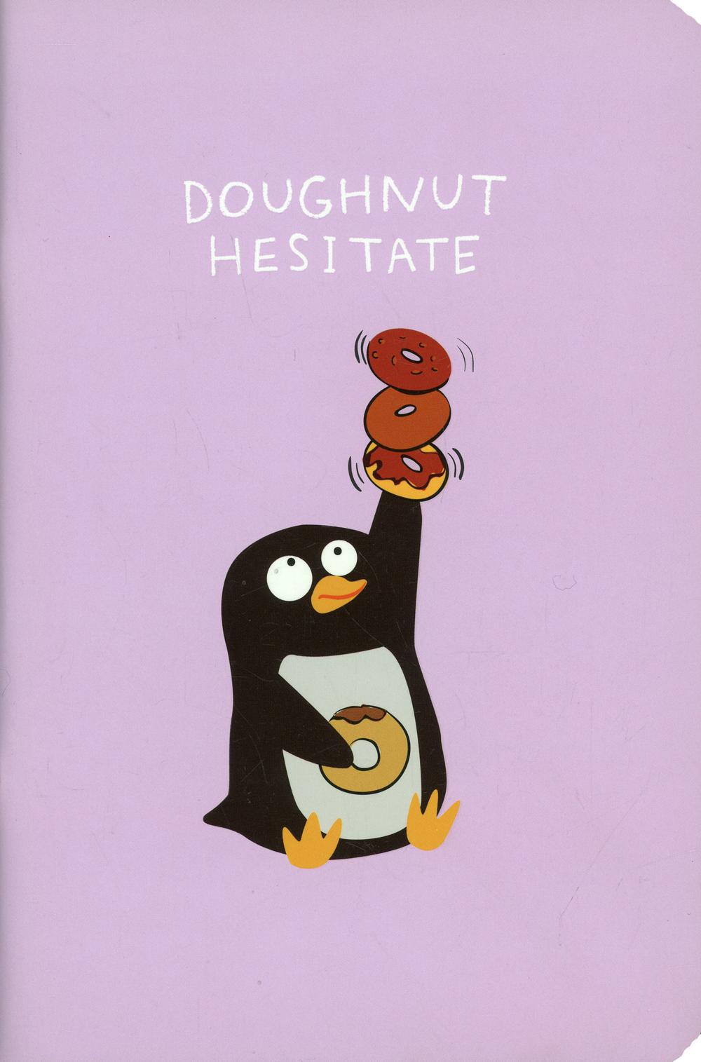 Тетрадь "Doughnut hesitate" (Пингвины )