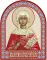 Икона аркой Наталия (белой) (на дереве): 95 х 120