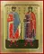 Икона Бориса и Глеба, благоверных князей (в полный рост) (на дереве): 125 х 160