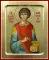 Икона великомученика Пантелеимона на дереве: 125х160