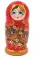 Матрешка Розы в ассортименте ЛК (5 матрешек, 10см)
