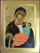 Икона Пресвятой Богородицы Утоли моя печали (млад. в красном) на дереве: 125 х 160