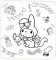 My Melody. Раскраска