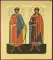 Икона благоверных князей Бориса и Глеба на дереве: 125 х 160