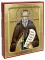 Икона Саввы Сторожевского (со скрижалем), преподобного (на дереве): 125 х 160