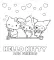 Hello Kitty and Friends. Раскраска