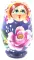 Матрешка мини в ассортименте (5 матрешек, 4см)