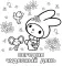 My Melody. Раскраска